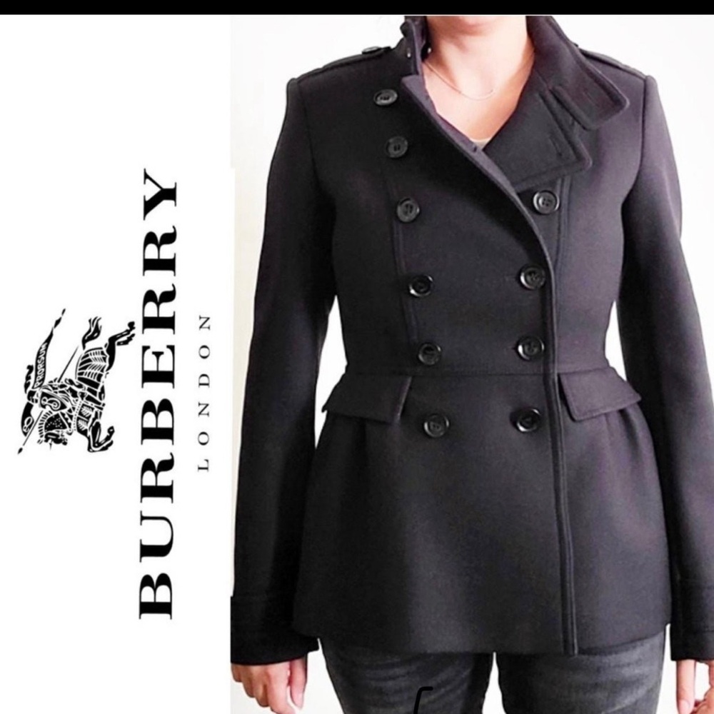 Burberry  Navy Blue Jacket/Coat